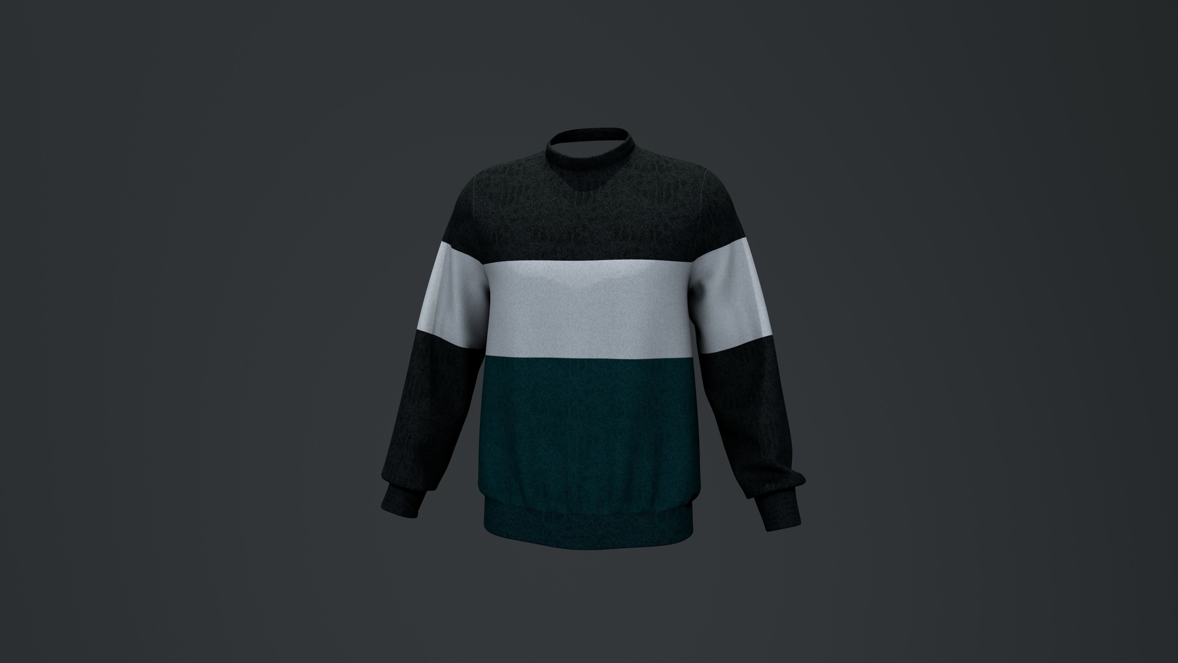 Sweatshirt 3D model_2