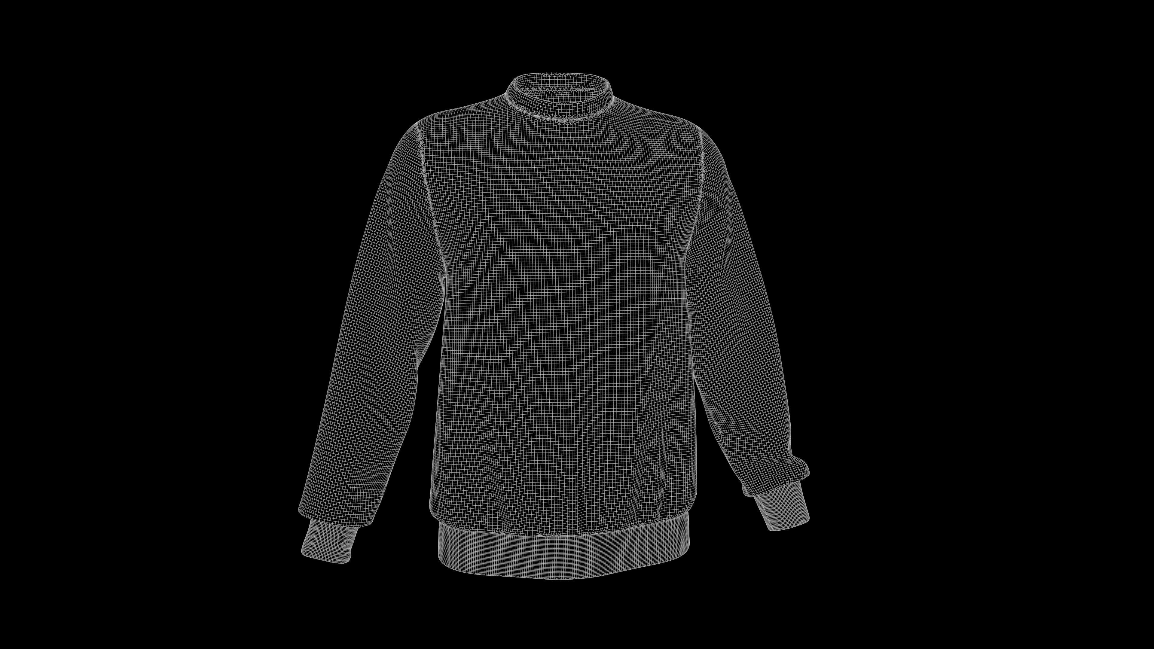 Sweatshirt 3D model_6