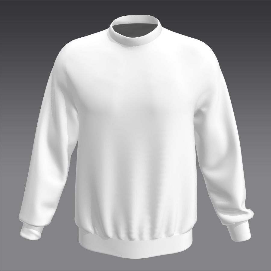 Sweatshirt 3D model_5