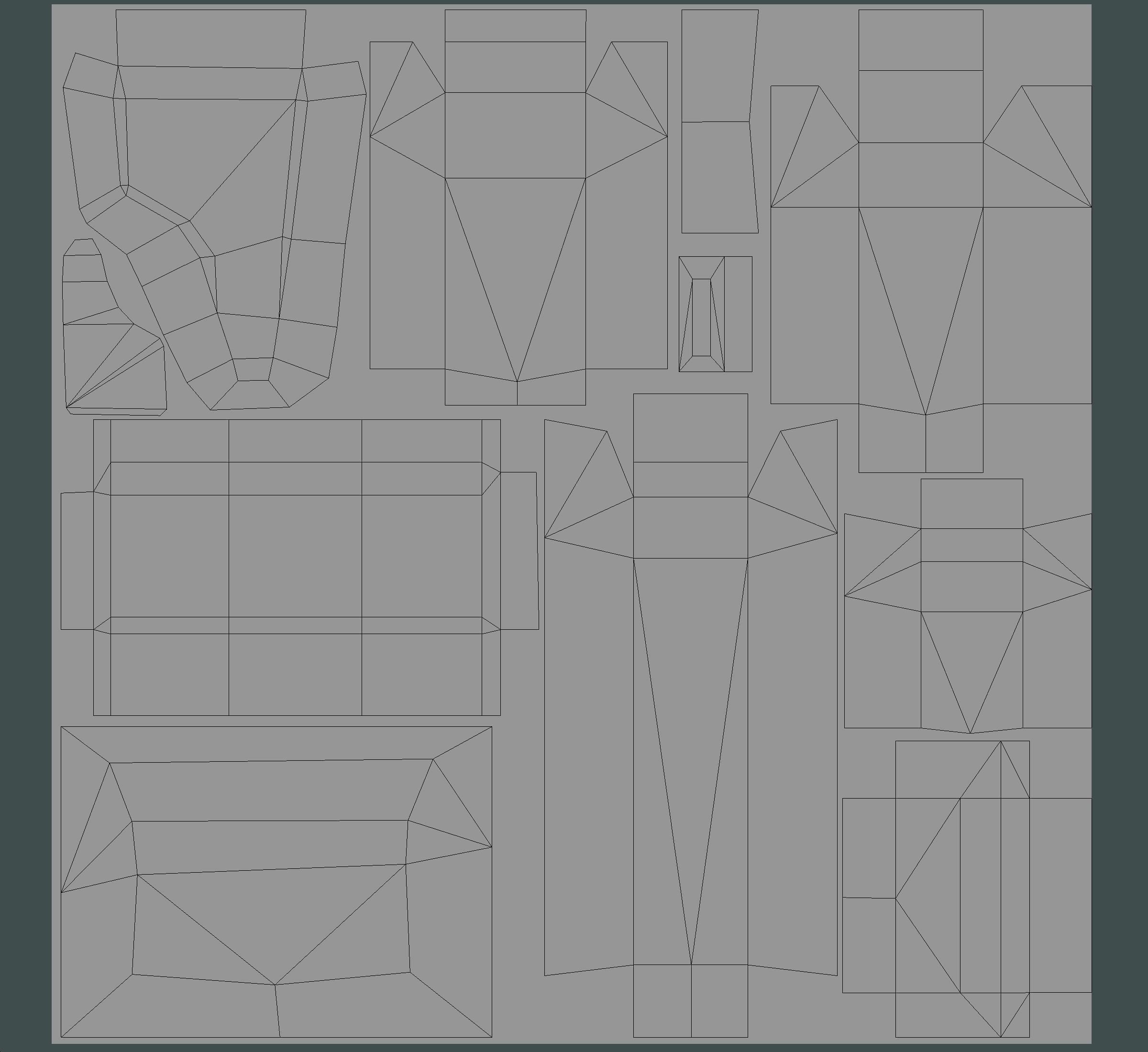 London Man Police Officer Gendarme Low-poly 3D model_27