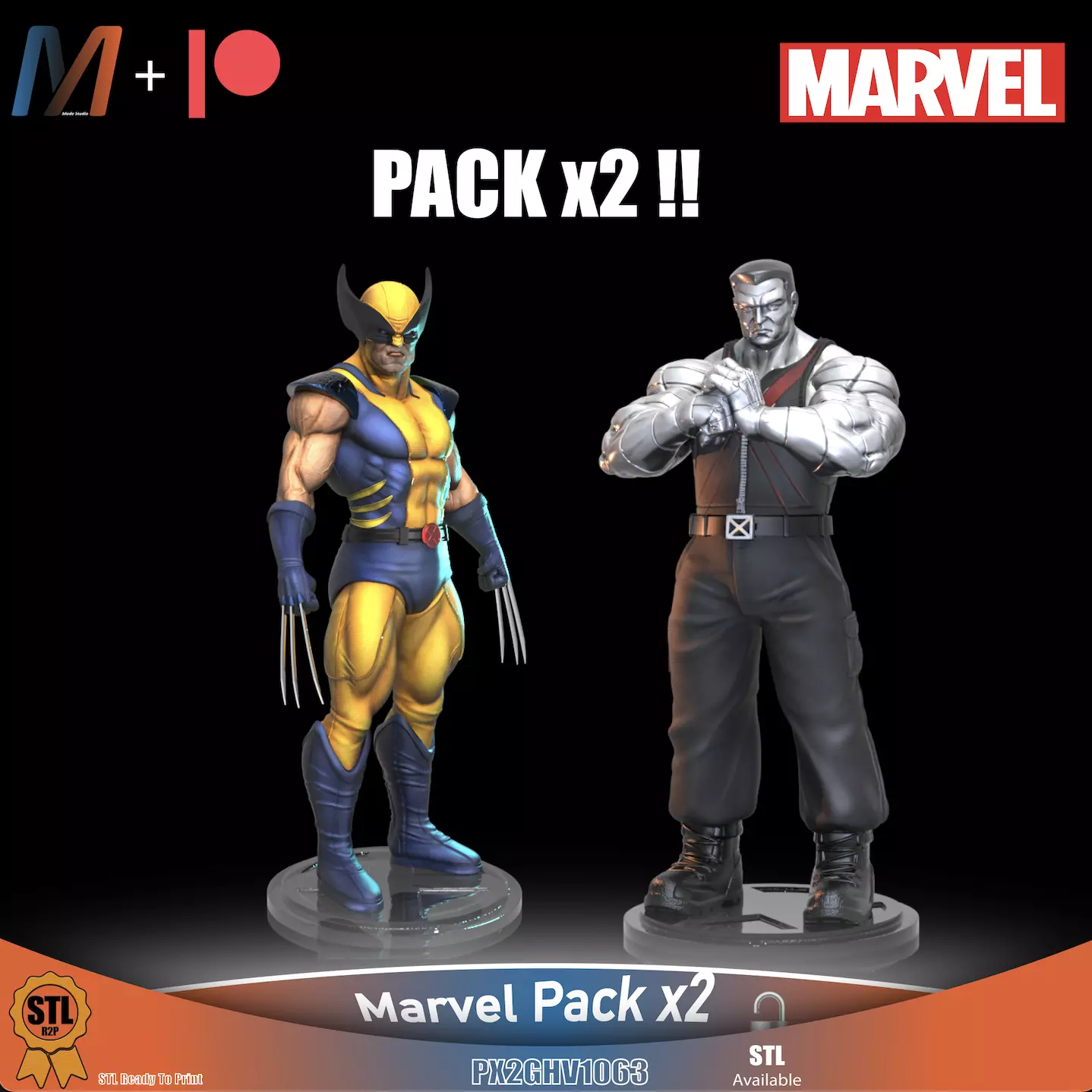 PX2GHV1063 - MARVEL PACK X2 3D print model