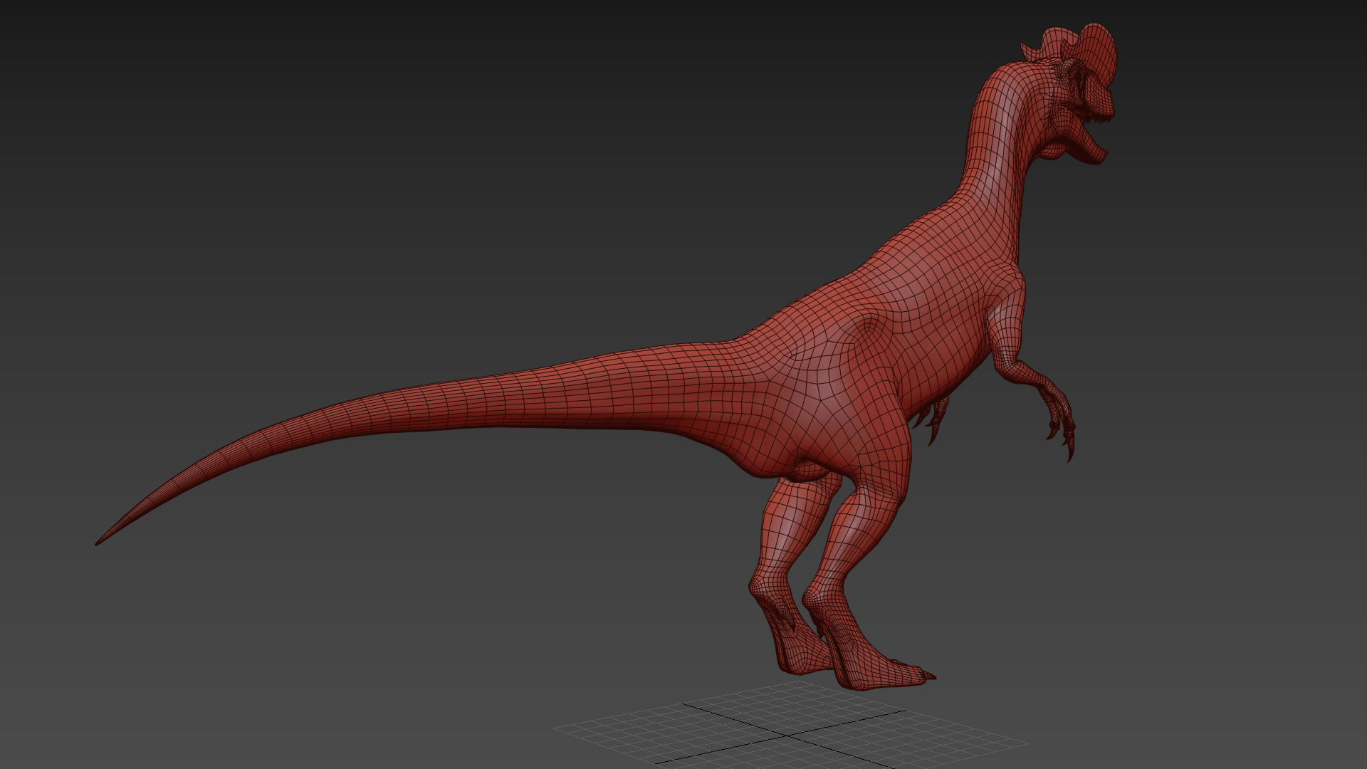 Dilophosaur Forever - 8K 3D model_23