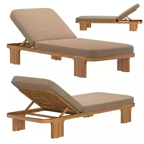 BRONTE TEAK CHAISE