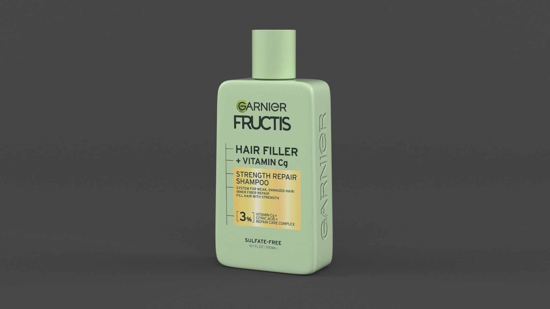 Garnier Shampoo and Conditioner 3D model_6