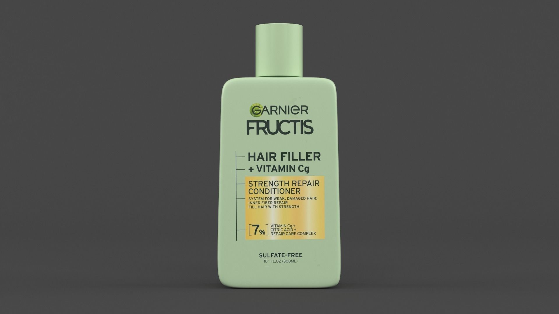 Garnier Shampoo and Conditioner 3D model_1