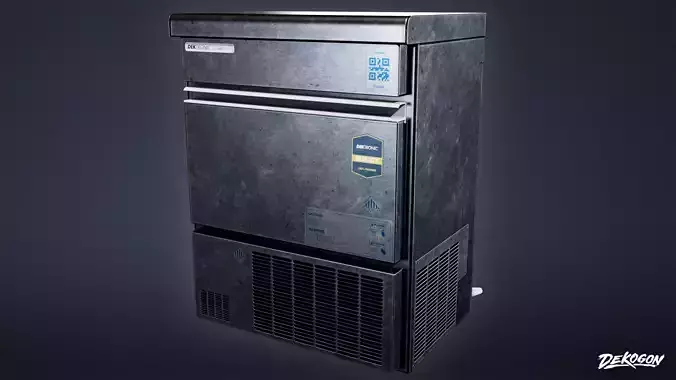 KITCHEN - Ice Machine 01 - LOW POLY
