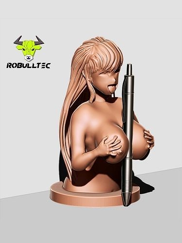Pen Holder Sexy Girl 3D print model