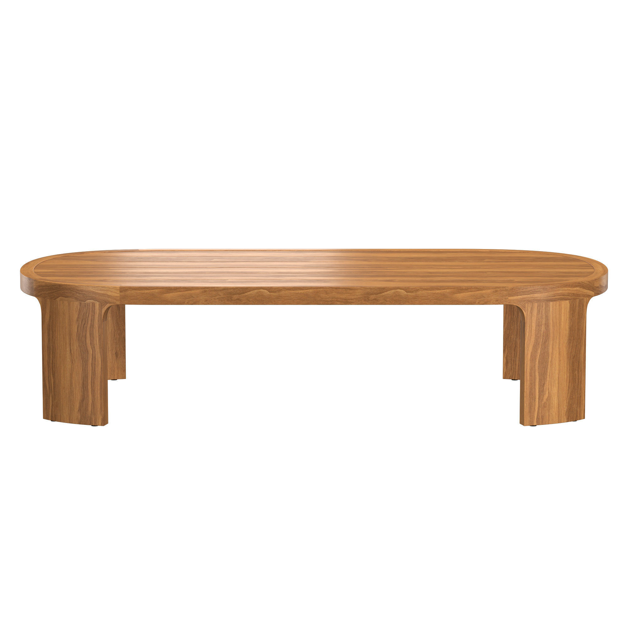 BRONTE TEAK RECTANGULAR COFFEE TABLE 3D model_2