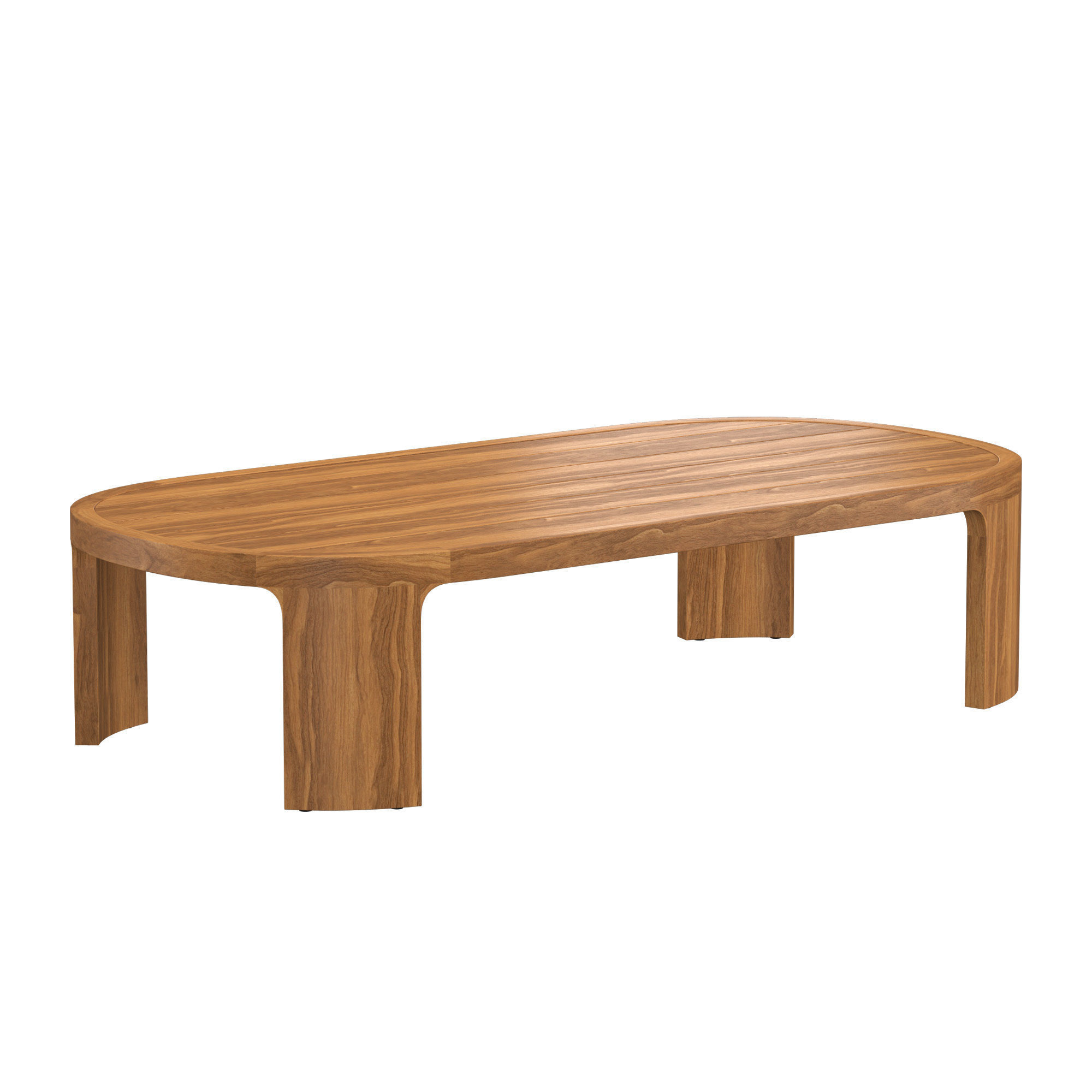 BRONTE TEAK RECTANGULAR COFFEE TABLE 3D model_1