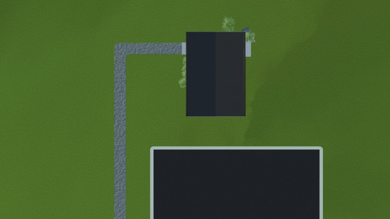 Studio house with loft and environment 2024 3D model_22