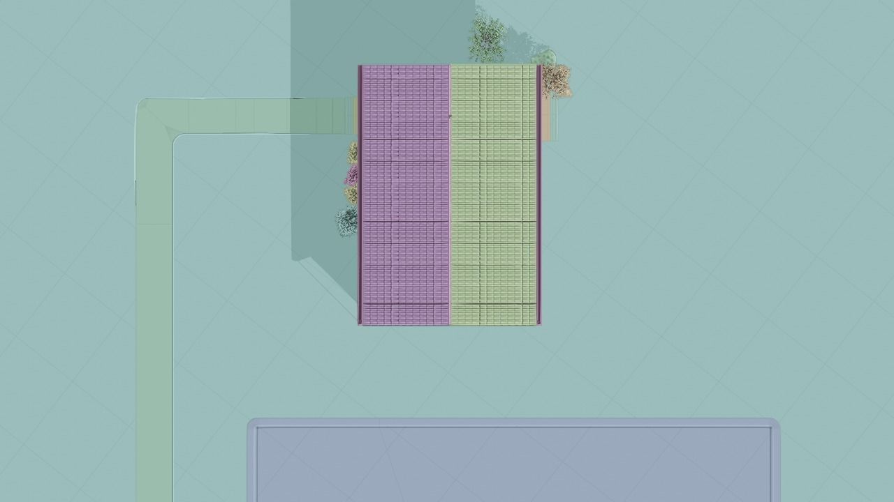 Studio house with loft and environment 2024 3D model_21