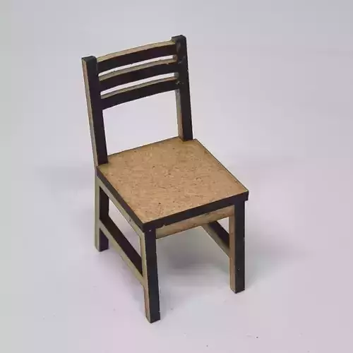 Miniature Chair for laser cutting machine