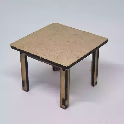 Miniature Table for laser cutting machine 3D print model