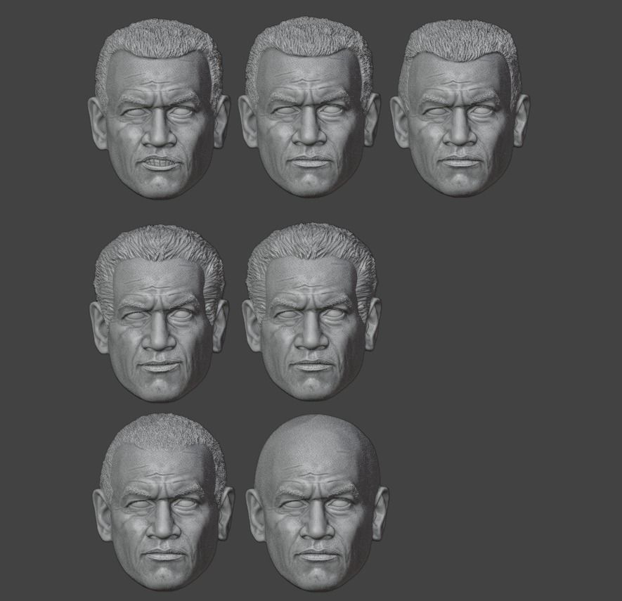 One-Twelfth Scale Reg Clone Head 3D Print Files 3D print model_1