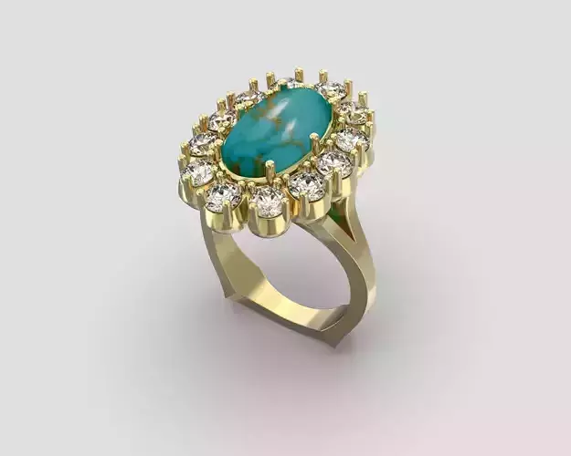 P 087 Ring unique halo