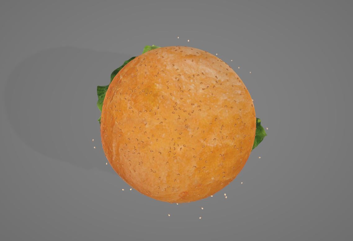 Burger Animation  3D model_2