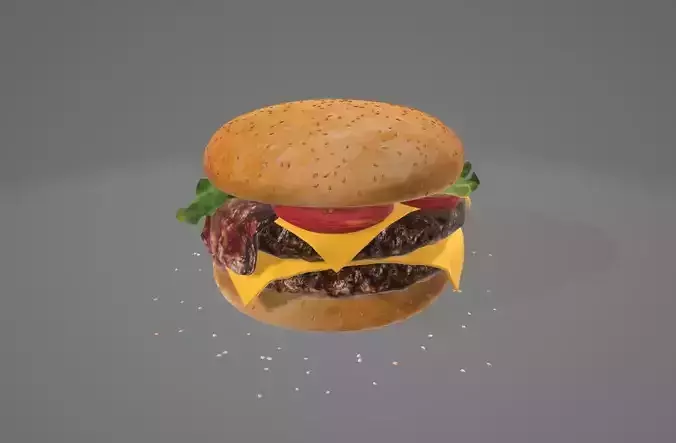 Burger Animation  3D model