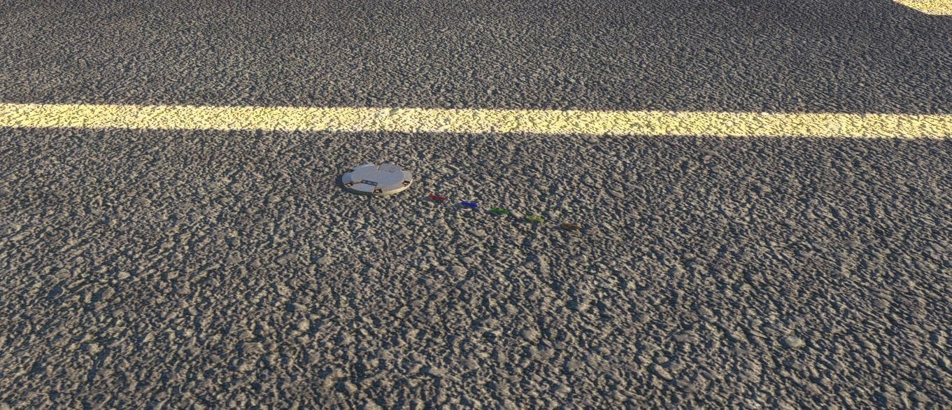 Runway Inset Lights  Low-poly 3D model_1