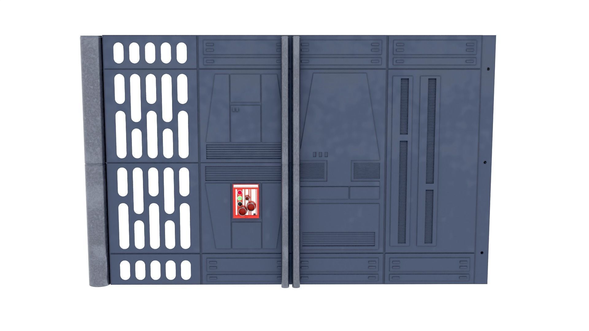 Set 7a - Death Star Hallway 1 1-12 scale Blackseries 3D Model Collection_18