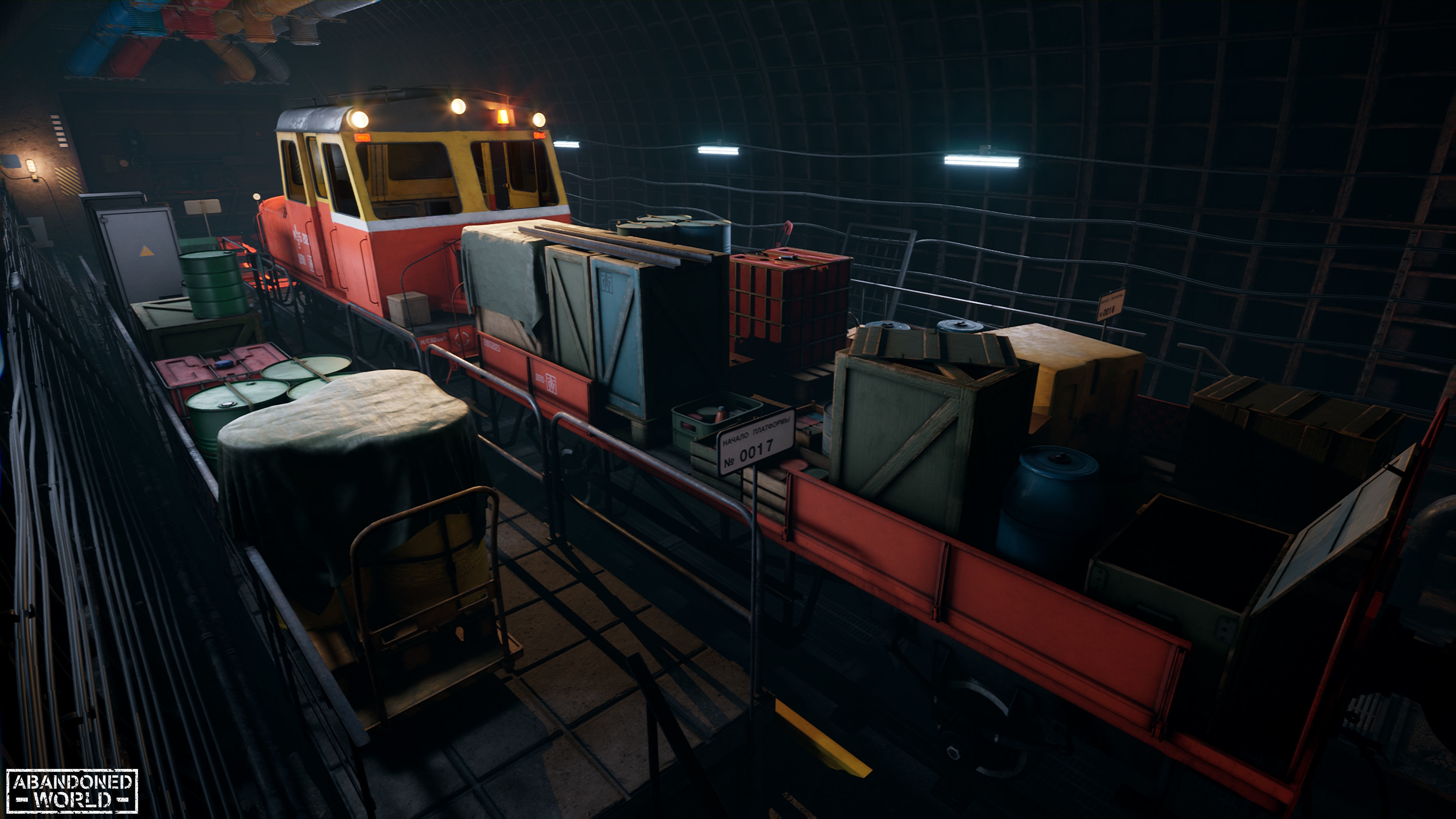 Modular Underground Tunnels for UE Low-poly 3D model_37