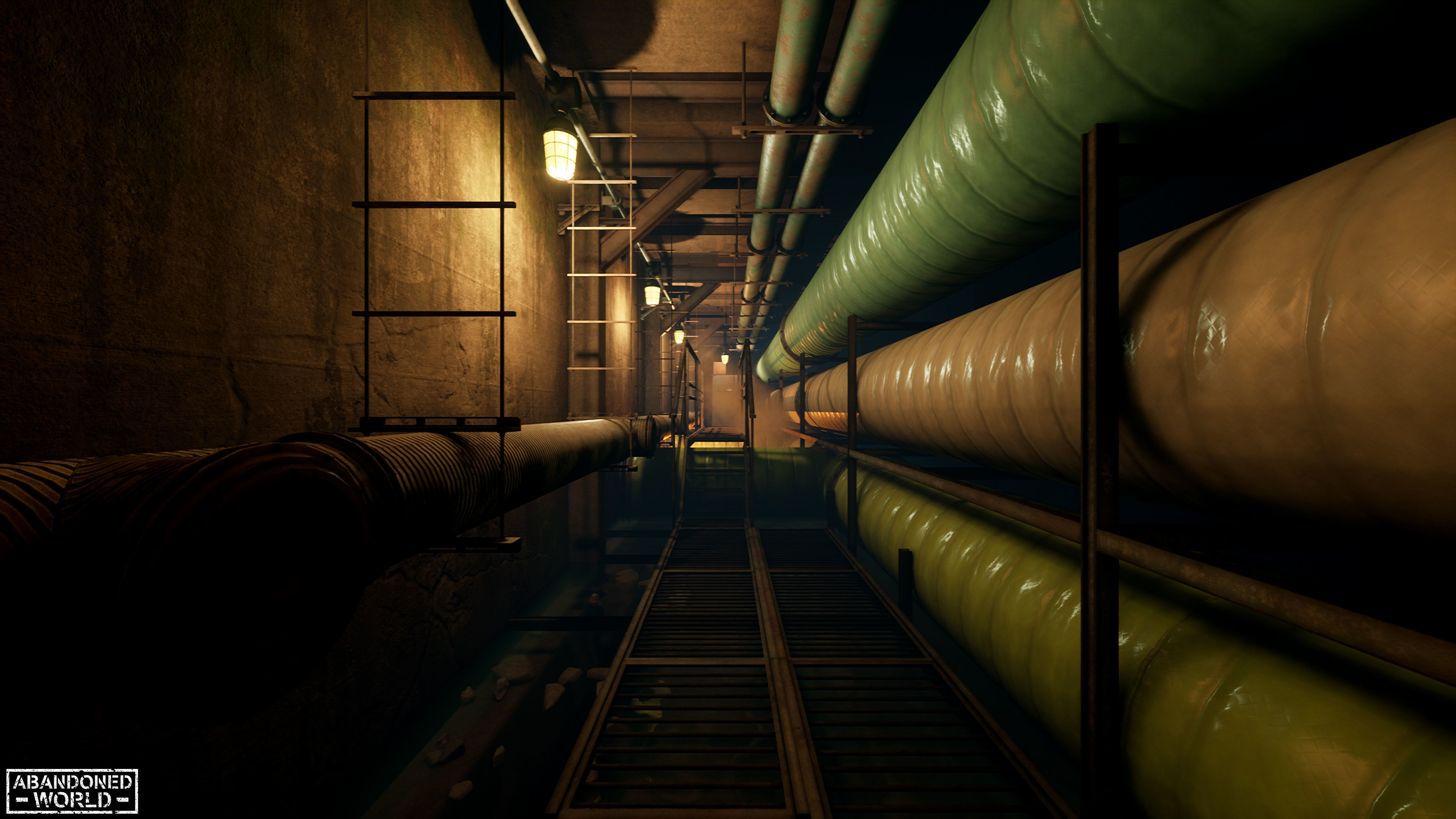 Modular Underground Tunnels for UE Low-poly 3D model_25