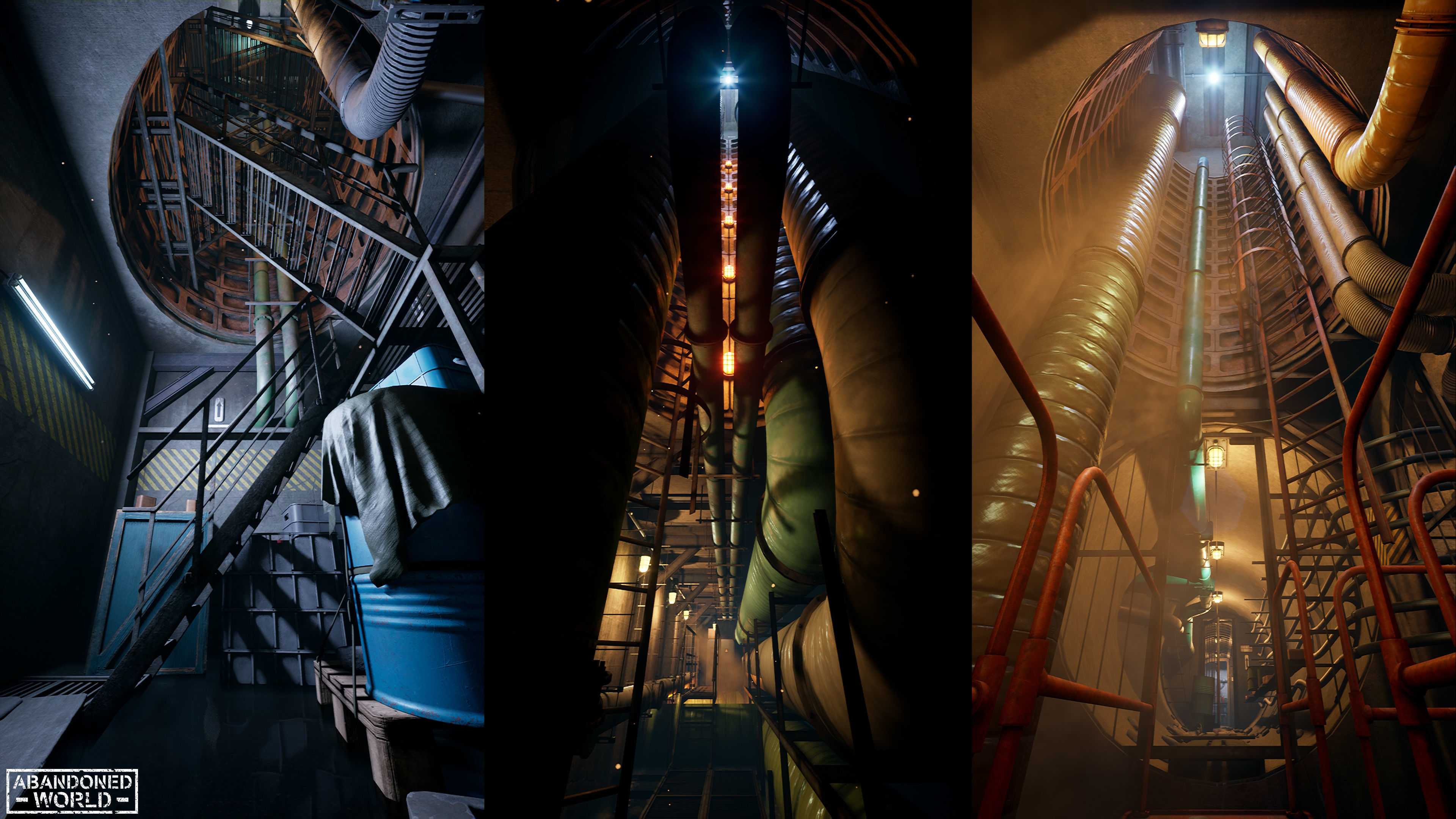 Modular Underground Tunnels for UE Low-poly 3D model_16