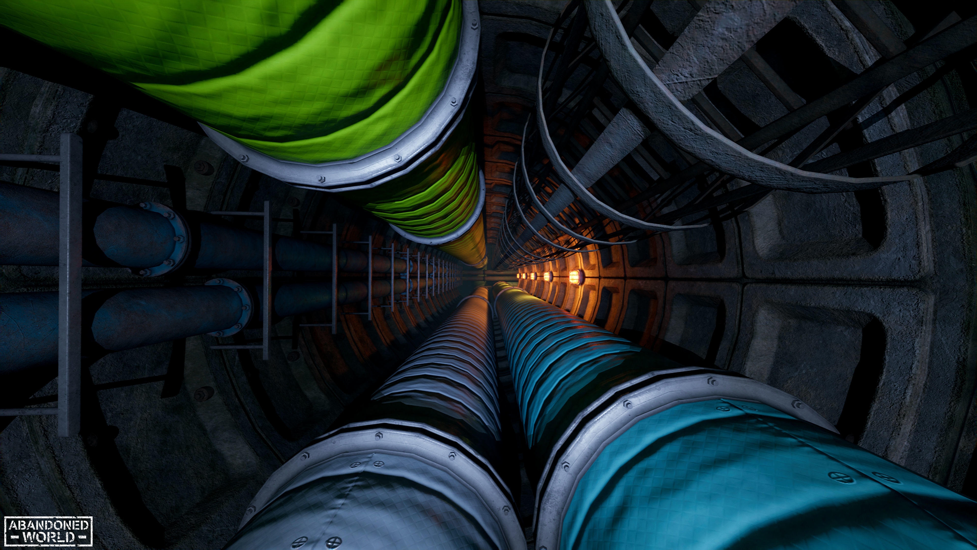 Modular Underground Tunnels for UE Low-poly 3D model_26