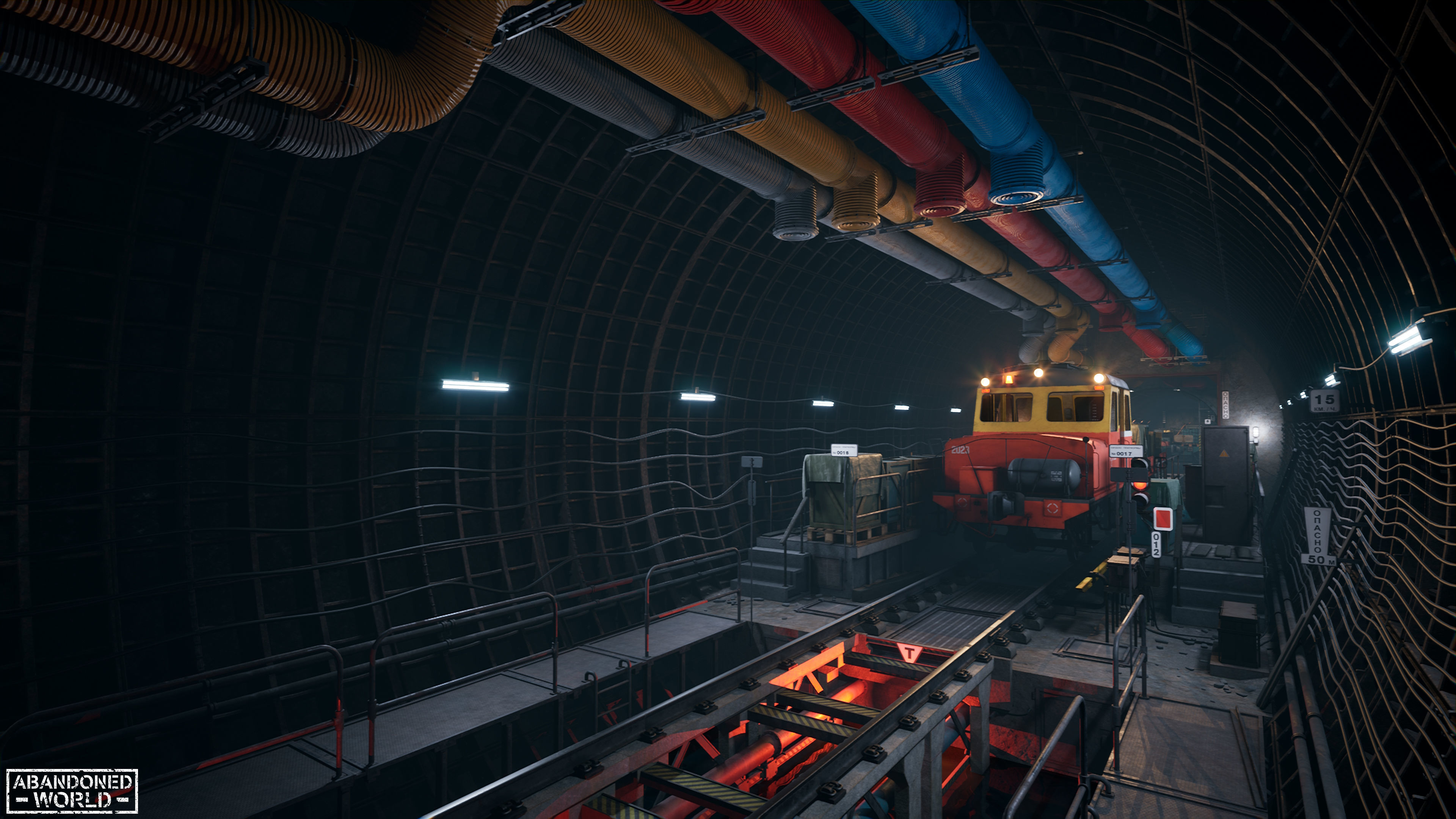 Modular Underground Tunnels for UE Low-poly 3D model_41