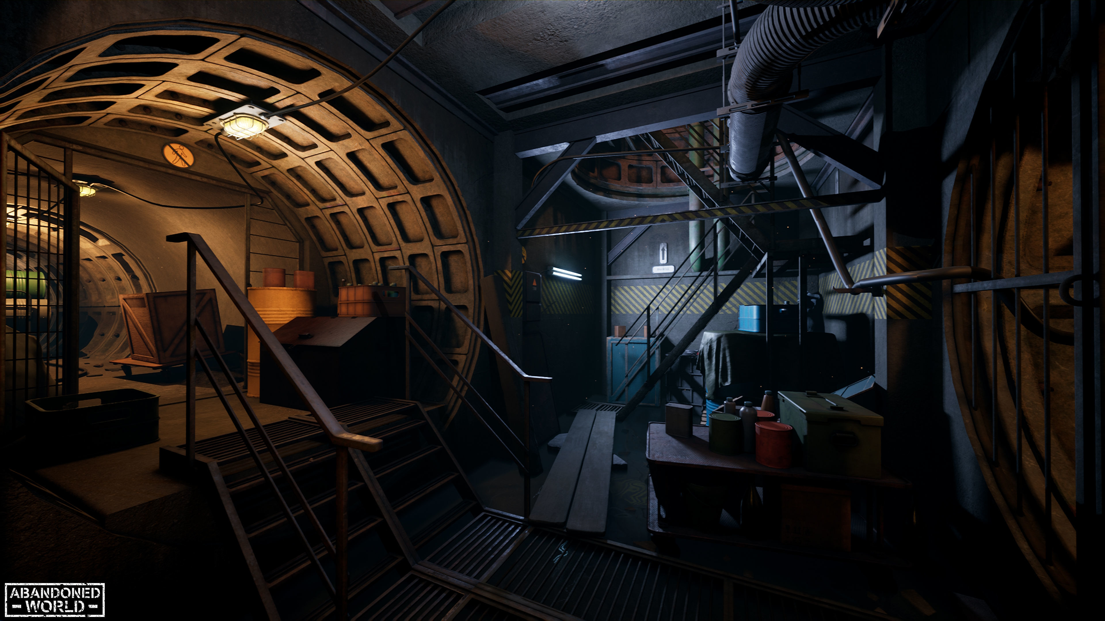 Modular Underground Tunnels for UE Low-poly 3D model_22