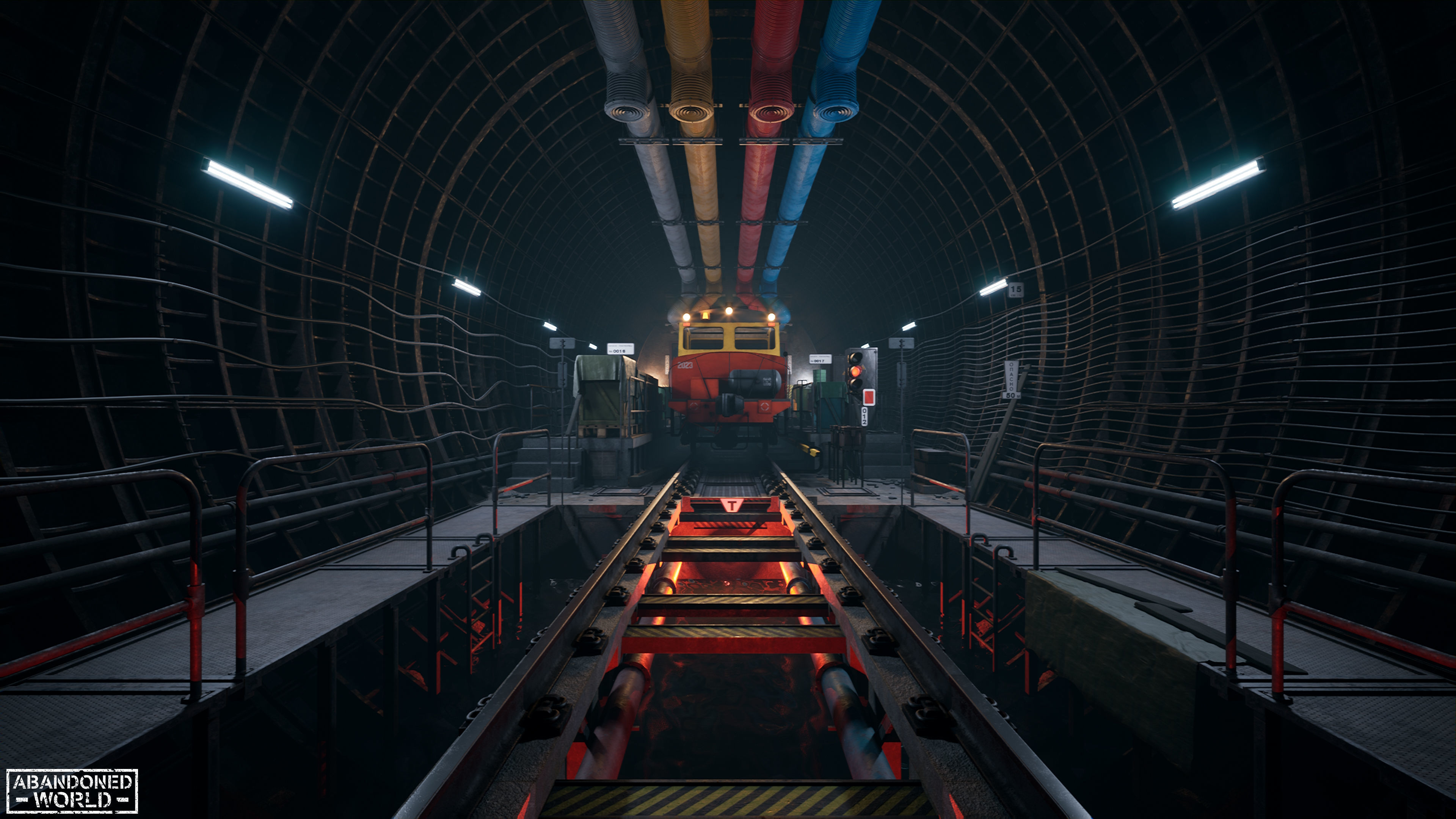 Modular Underground Tunnels for UE Low-poly 3D model_8