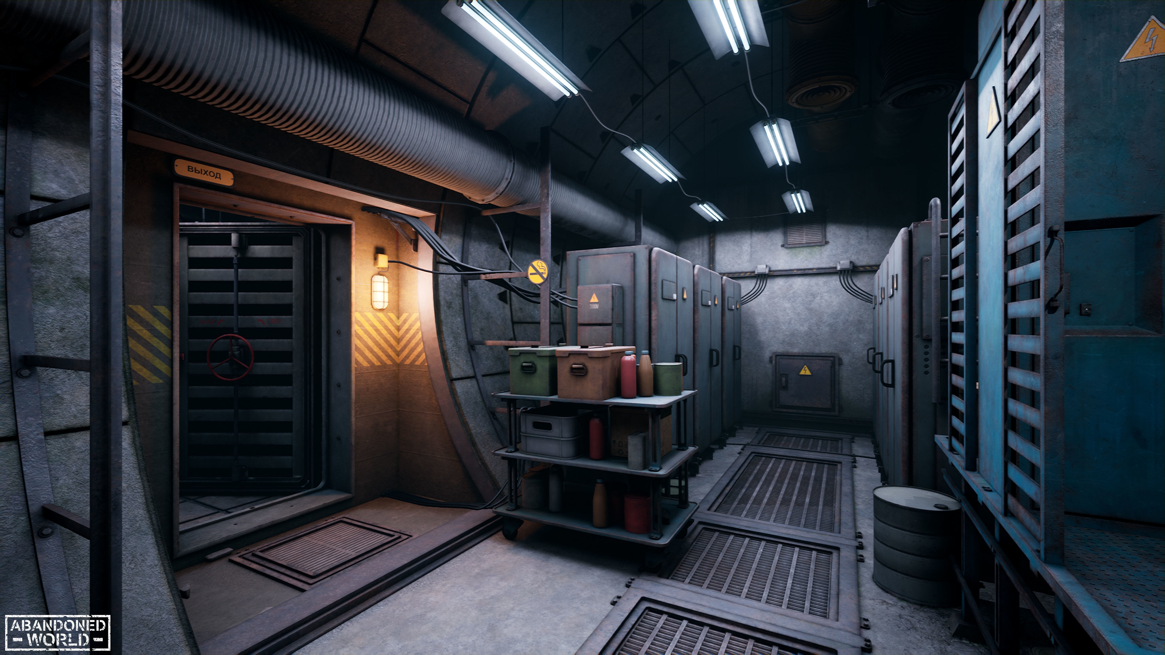 Modular Underground Tunnels for UE Low-poly 3D model_19