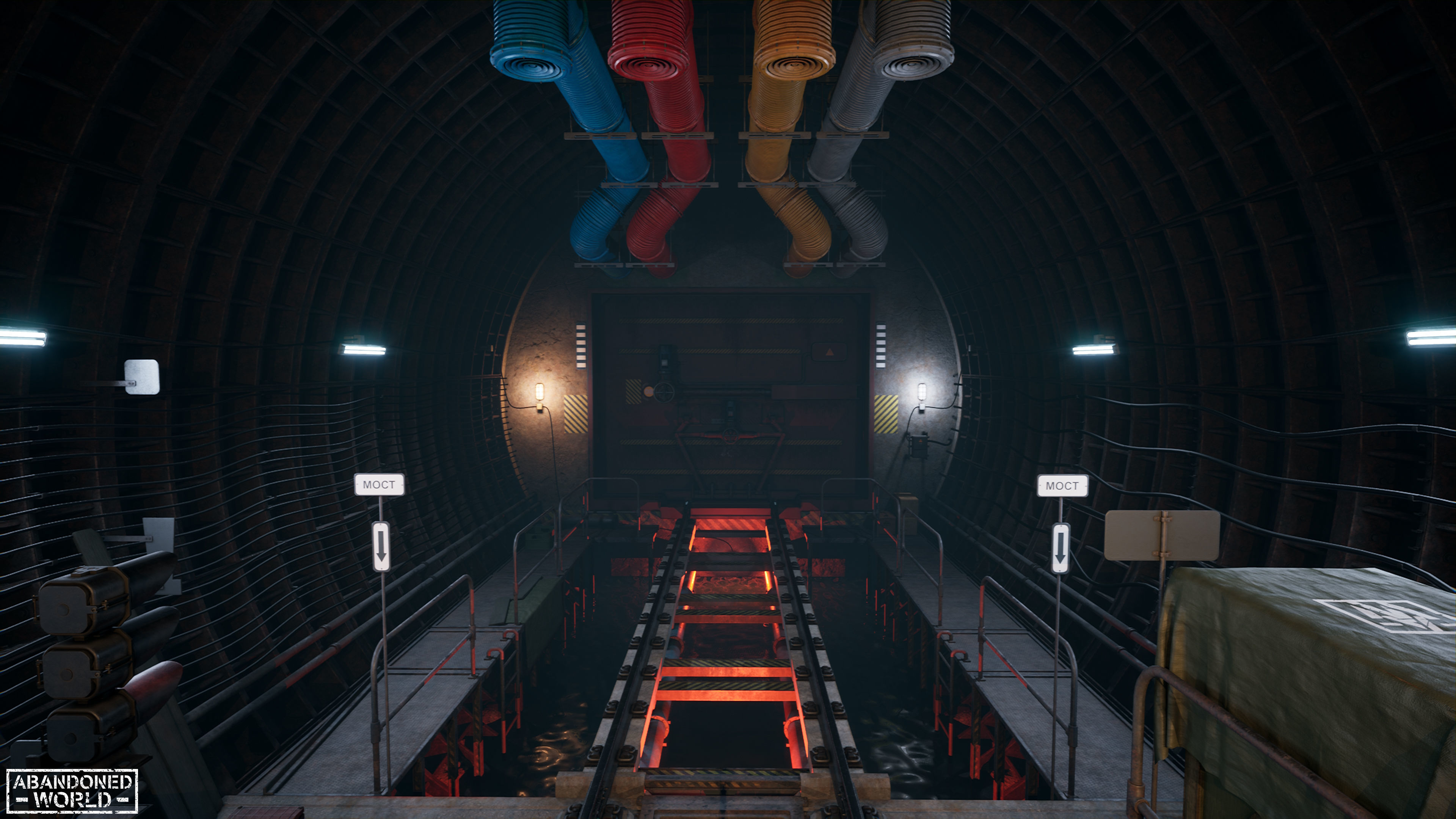 Modular Underground Tunnels for UE Low-poly 3D model_39