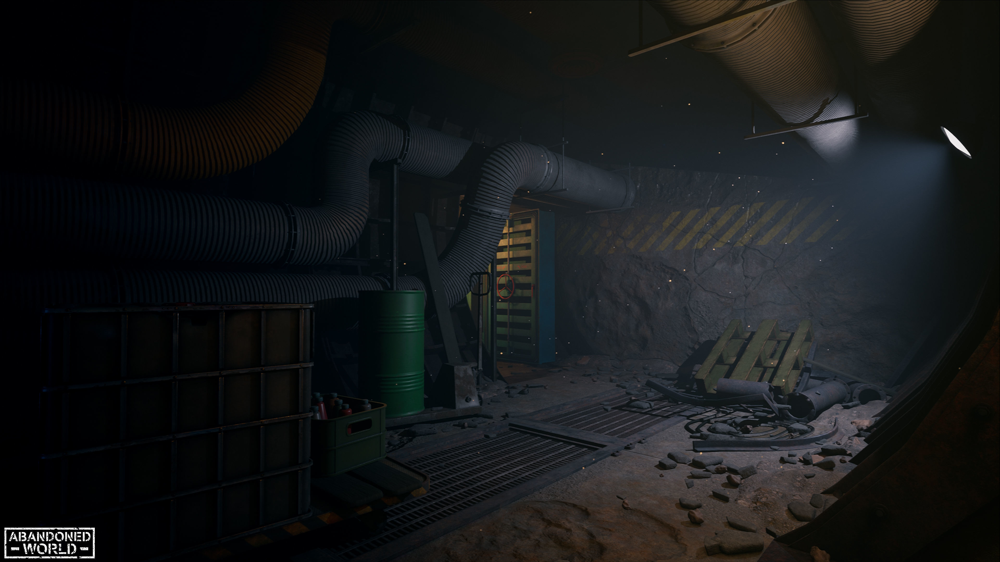 Modular Underground Tunnels for UE Low-poly 3D model_12