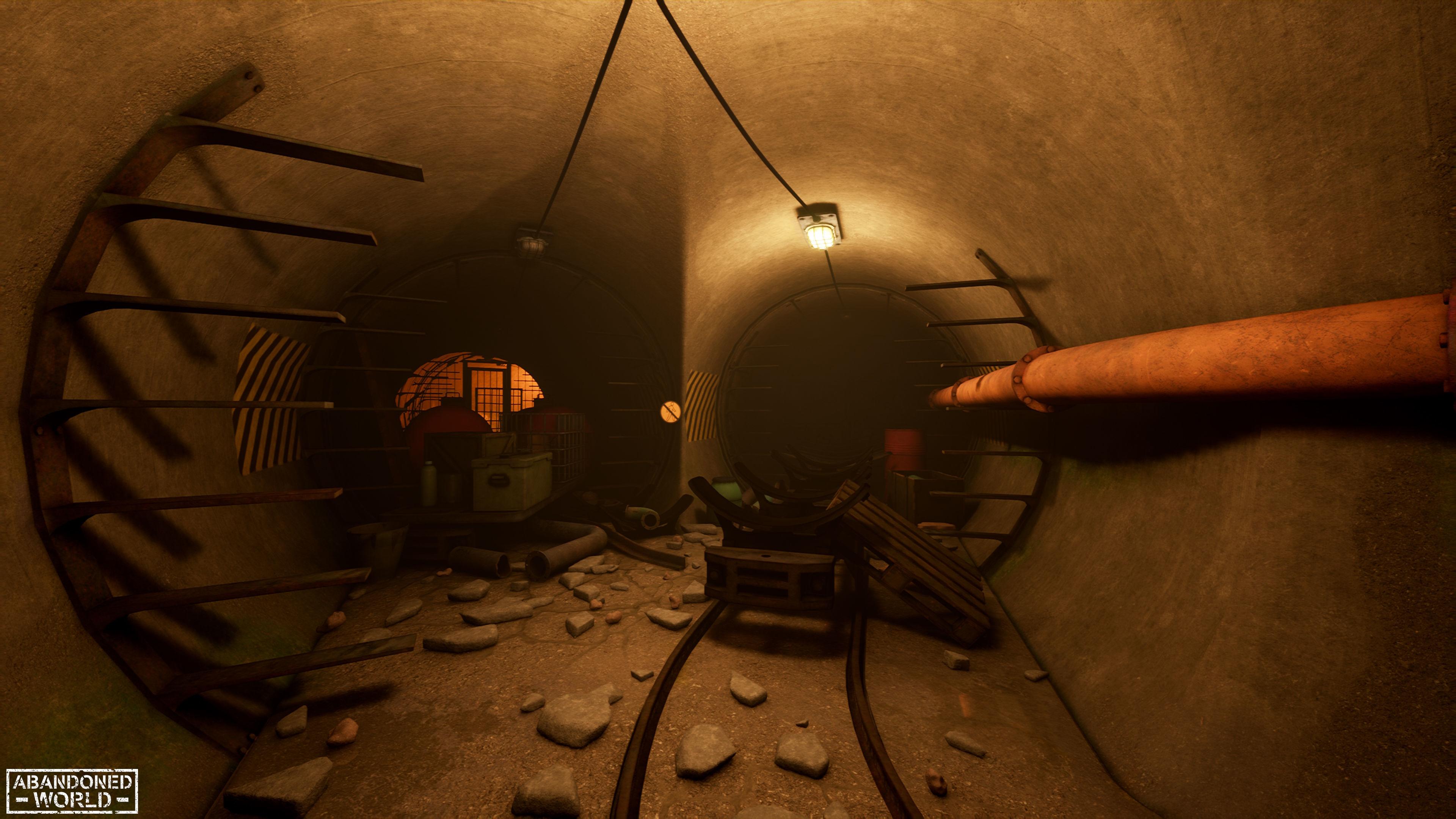 Modular Underground Tunnels for UE Low-poly 3D model_30