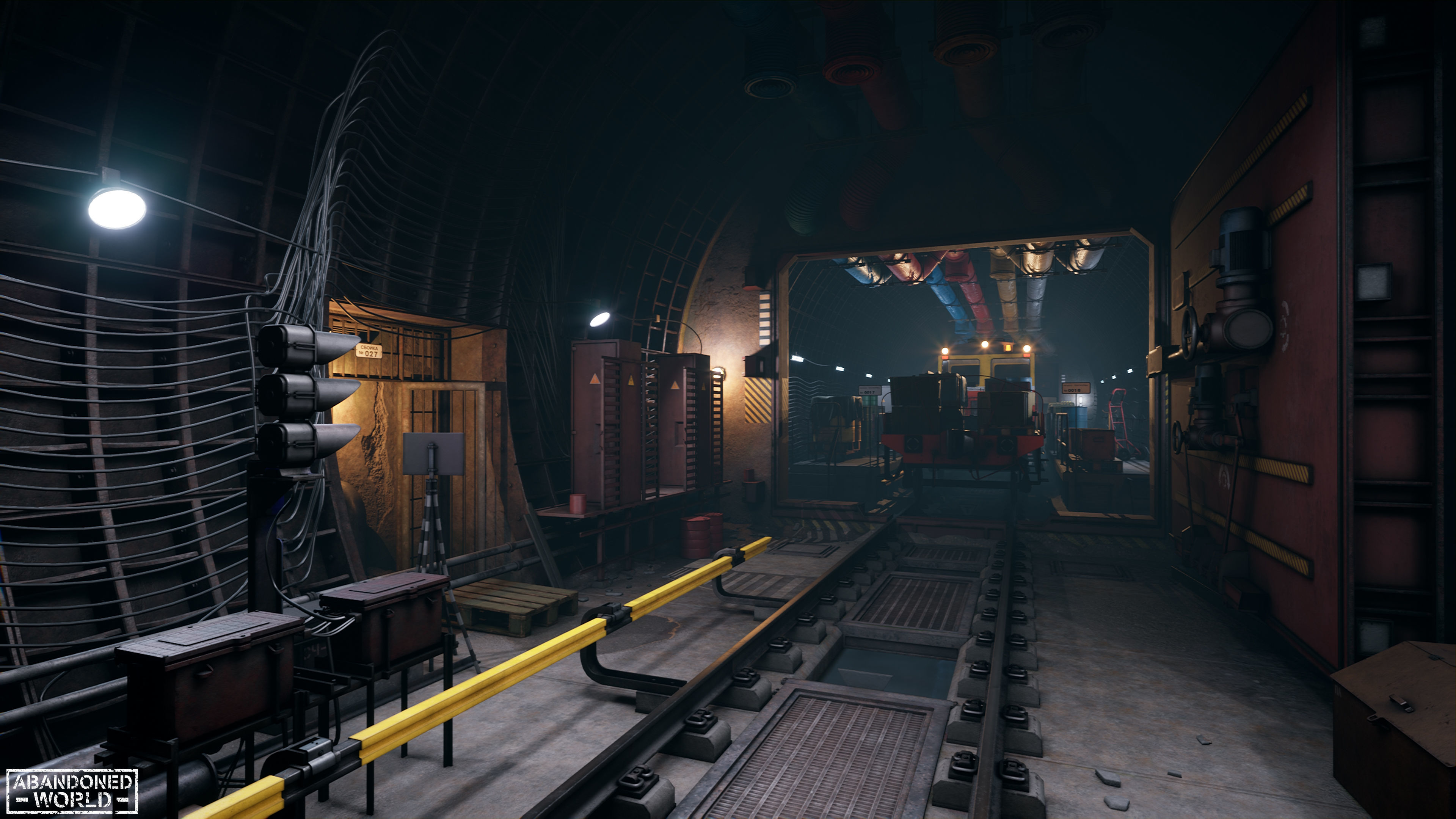 Modular Underground Tunnels for UE Low-poly 3D model_5