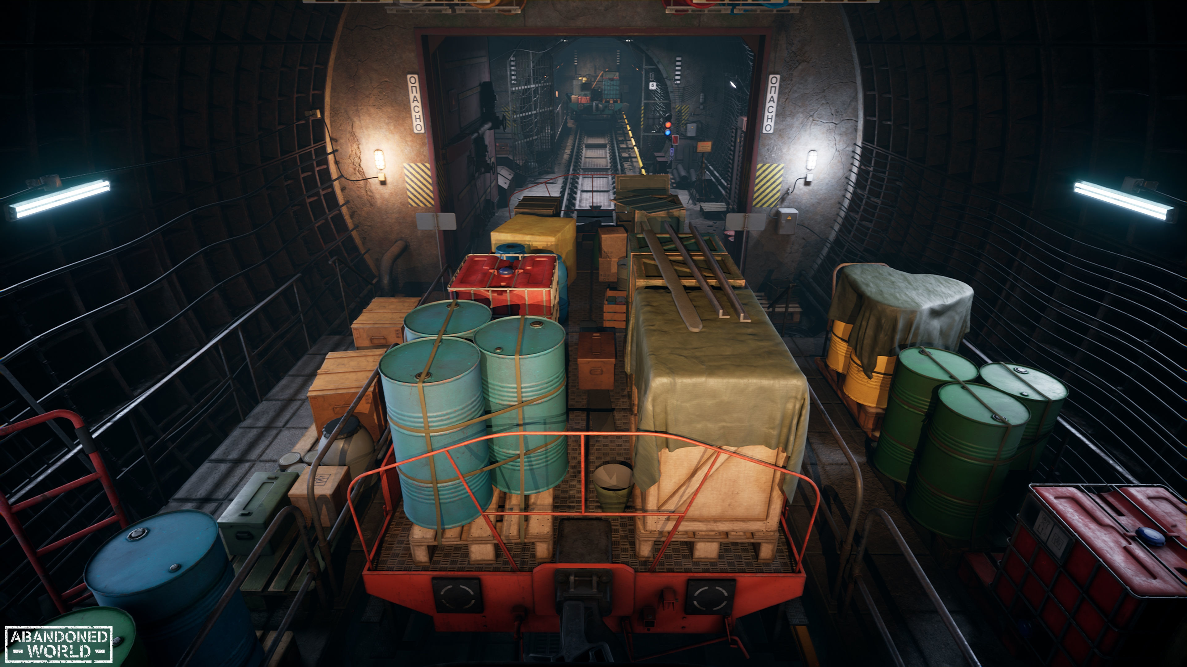 Modular Underground Tunnels for UE Low-poly 3D model_43