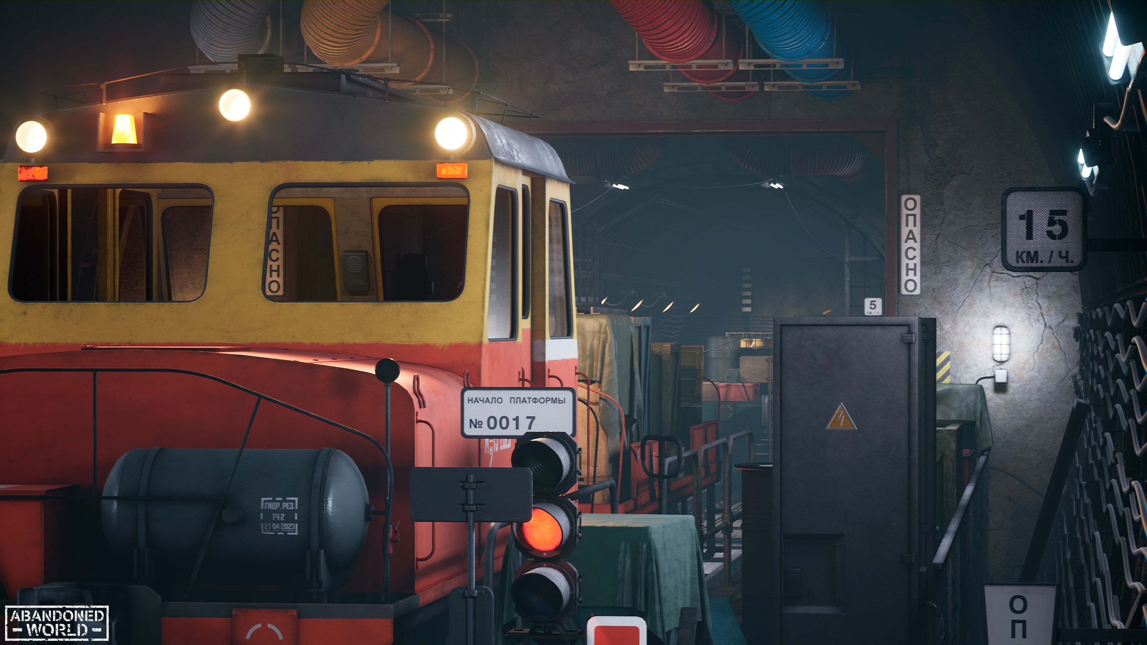 Modular Underground Tunnels for UE Low-poly 3D model_34