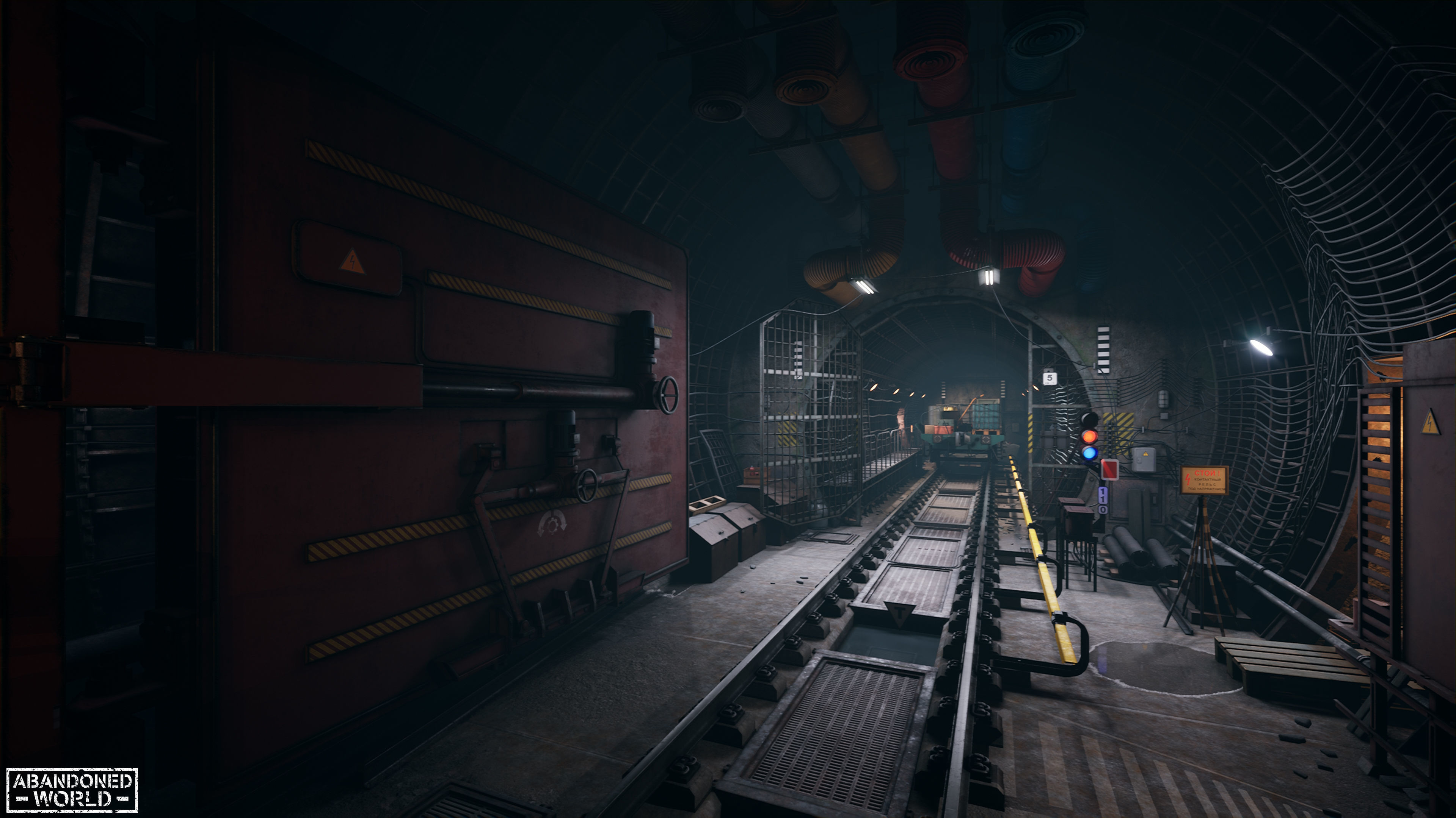 Modular Underground Tunnels for UE Low-poly 3D model_4