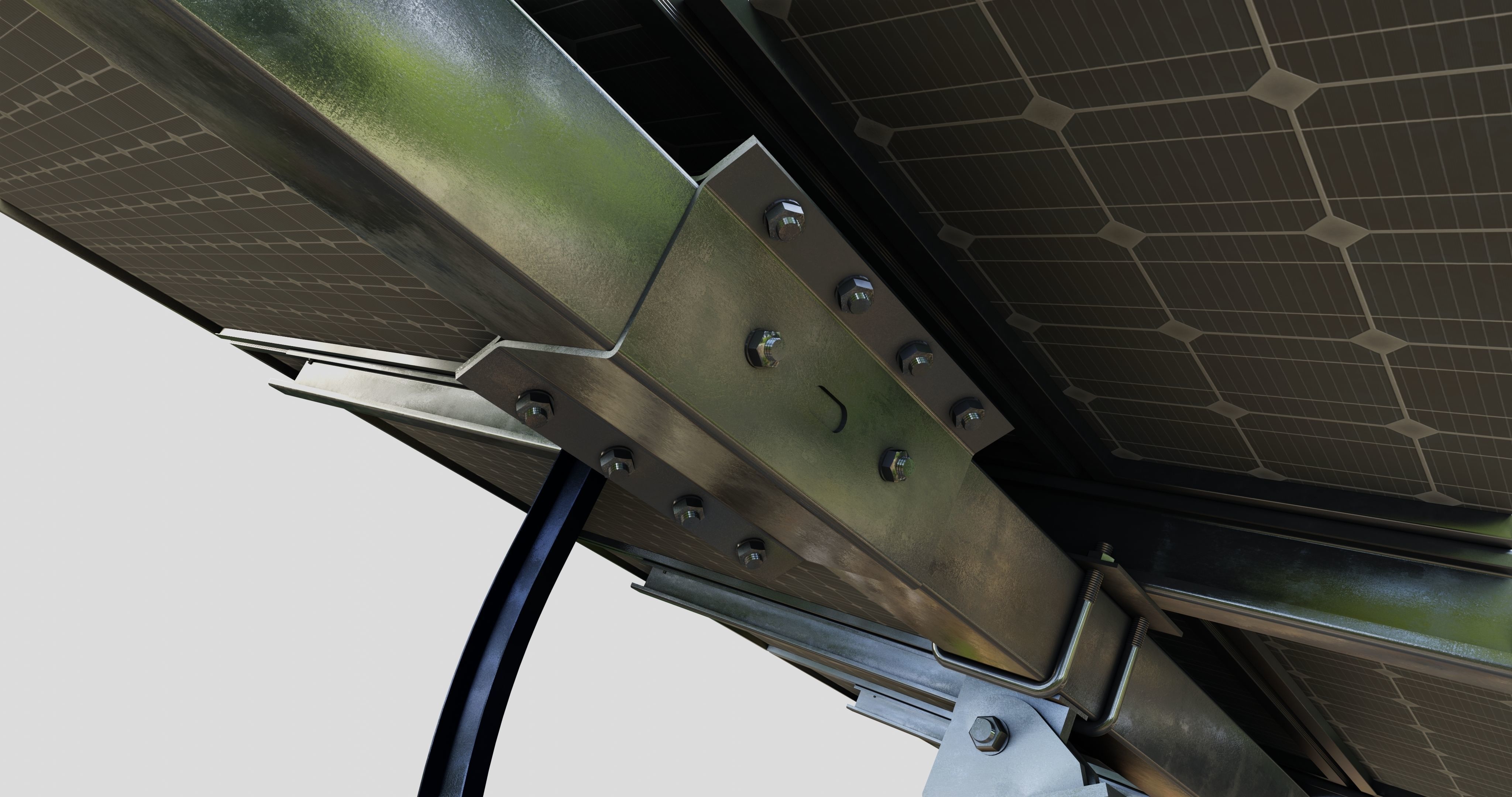 Manual Tracker Solar Energy Structure Type-2 3D model_19