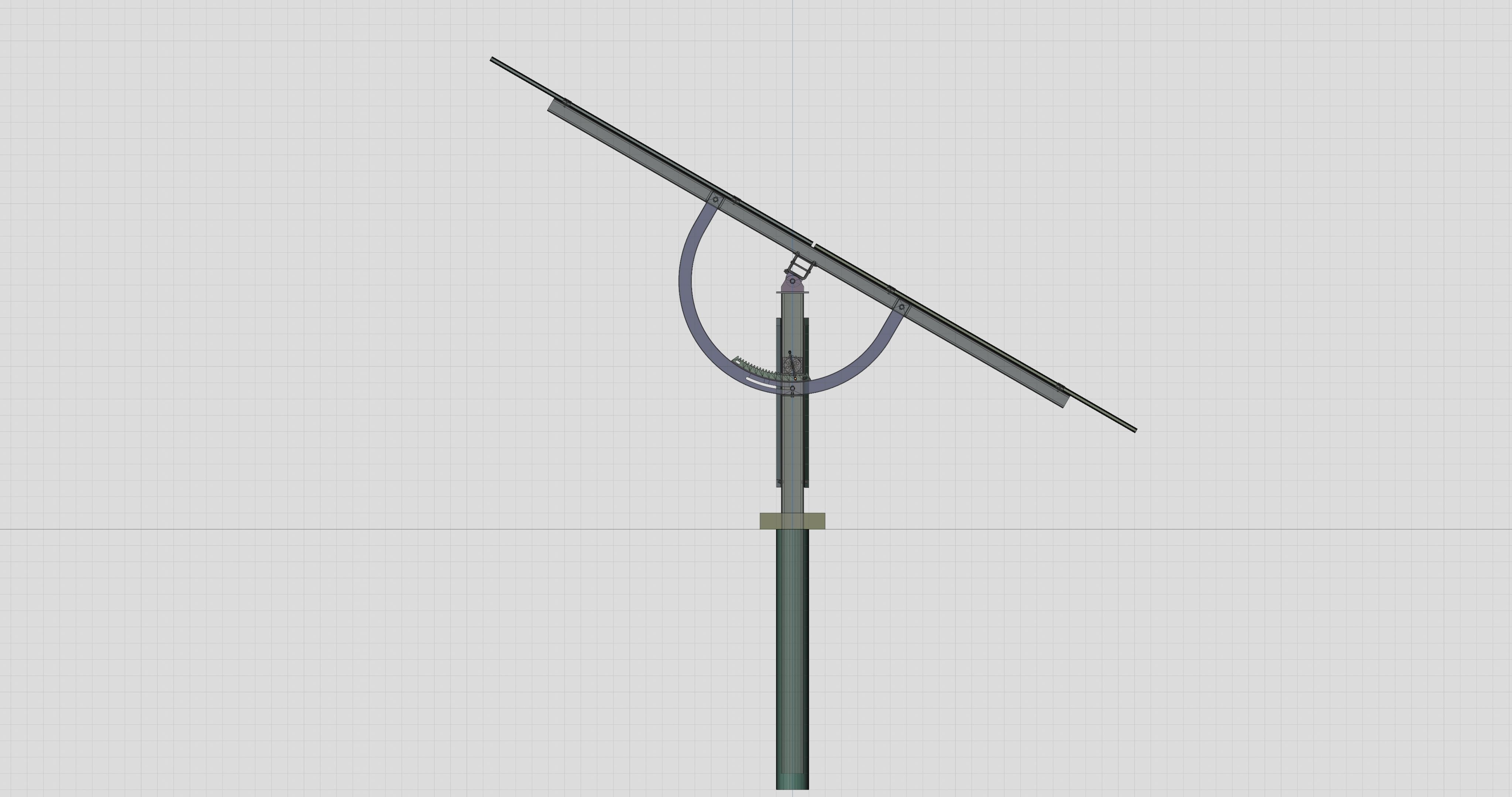 Manual Tracker Solar Energy Structure Type-2 3D model_25