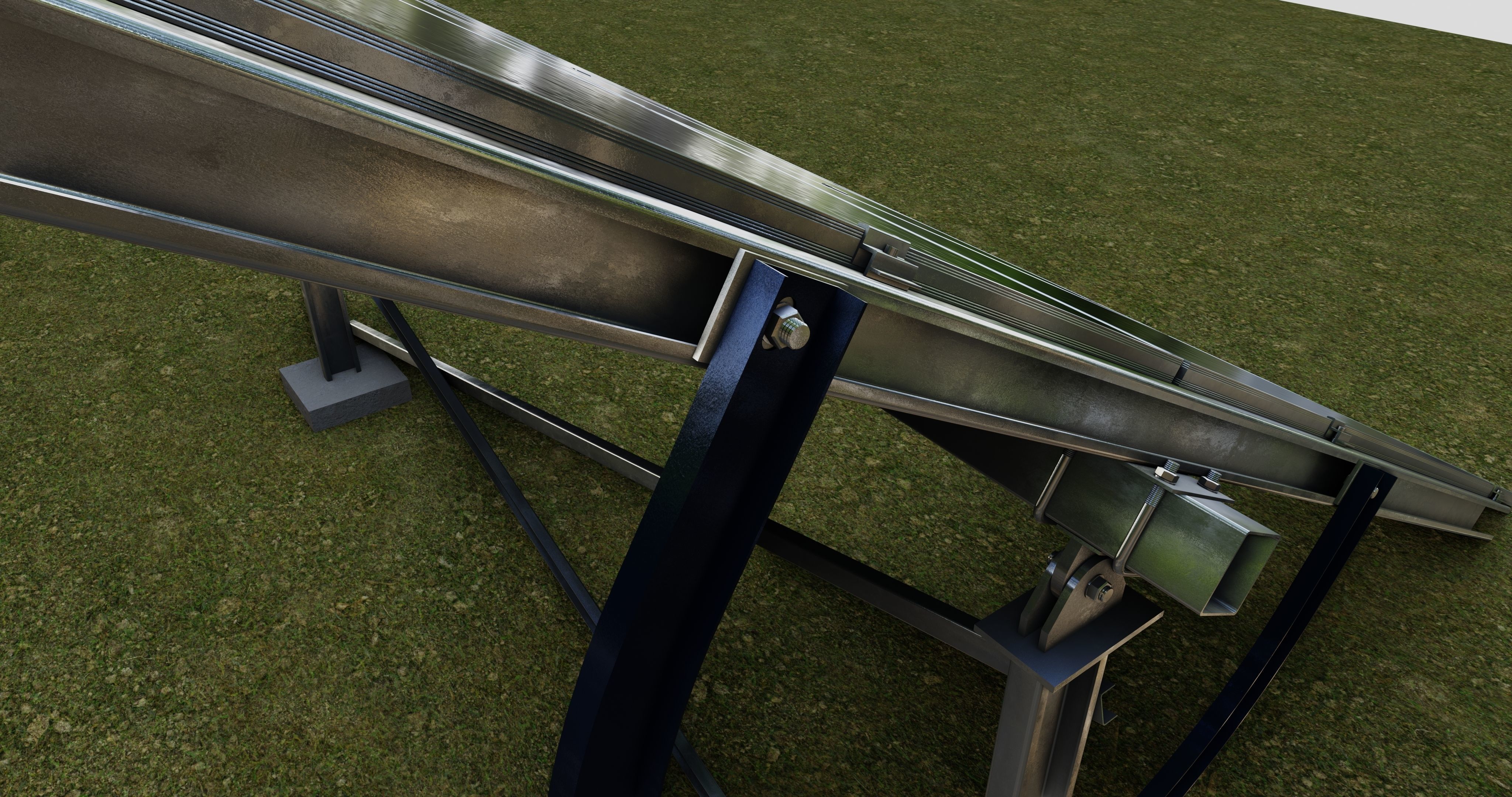 Manual Tracker Solar Energy Structure Type-2 3D model_15