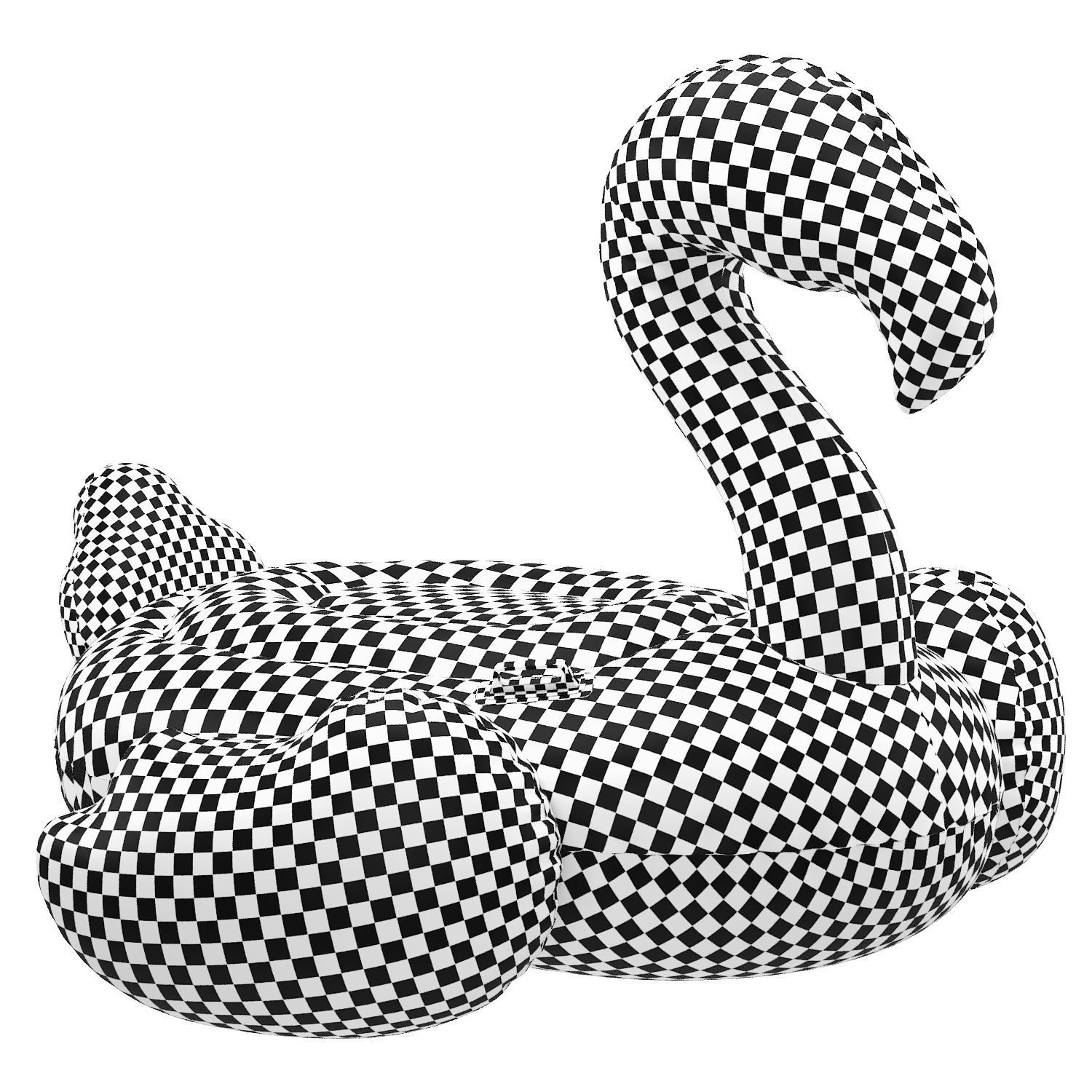 pink Intex mega flamingo Inflatable Island  3D model_5