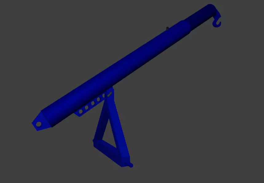 crane model 3D print model