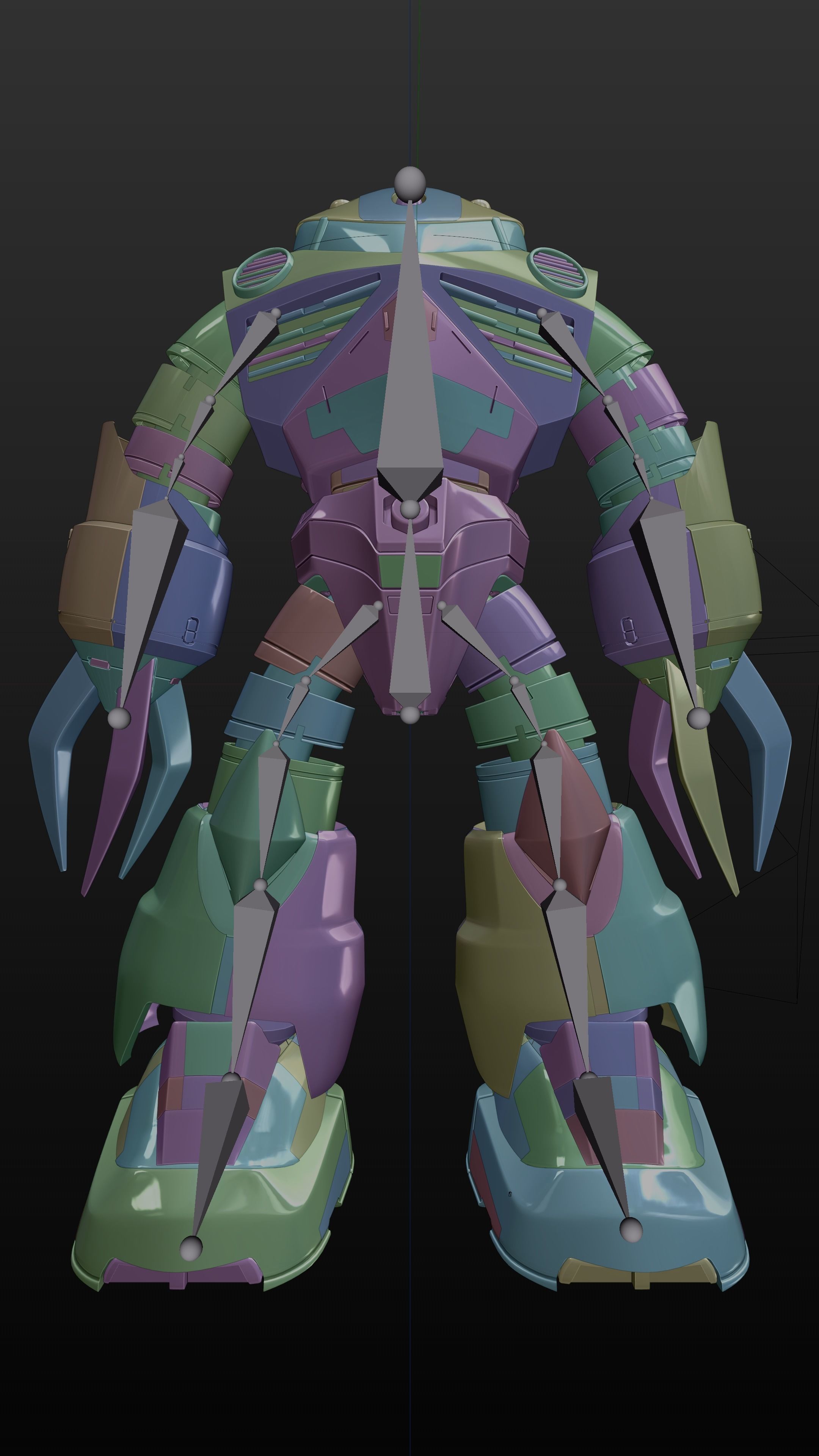 Zeon Mobile Suits 3D Model Collection_5