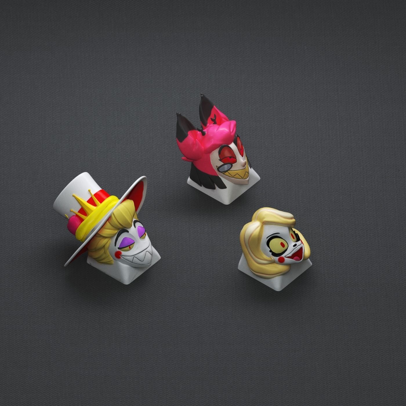 KEYCAPS -HAZBIN HOTEL- 3D print model_1