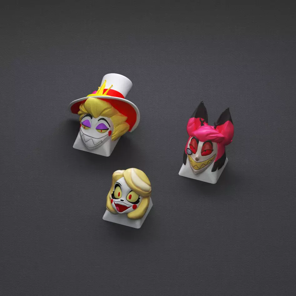 KEYCAPS -HAZBIN HOTEL- 3D print model_0