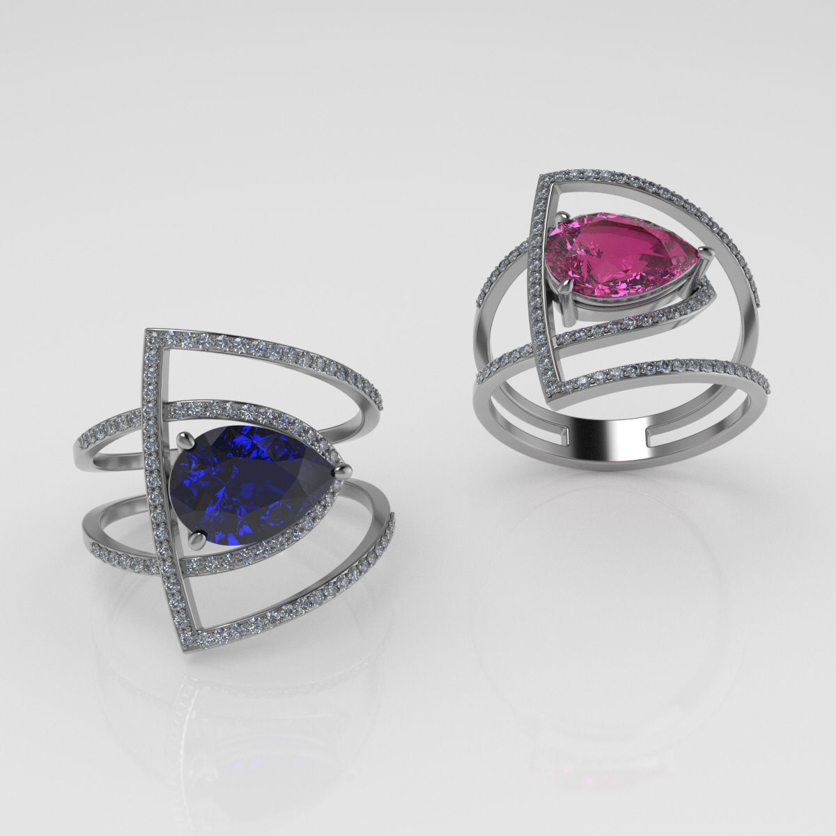 Special  Engagement Ring Free 3D print model_6