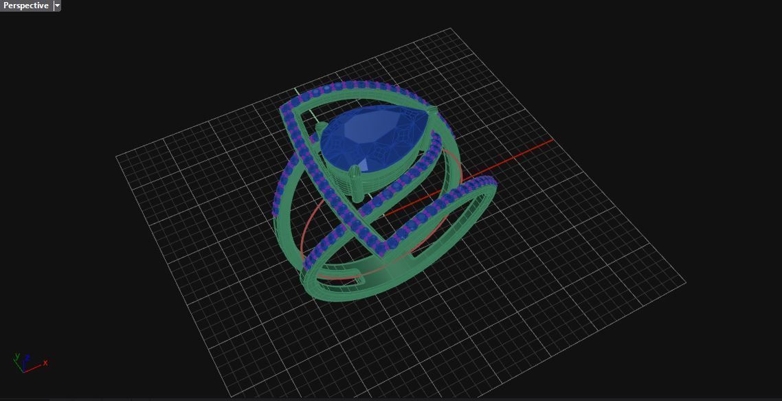 Special  Engagement Ring Free 3D print model_8