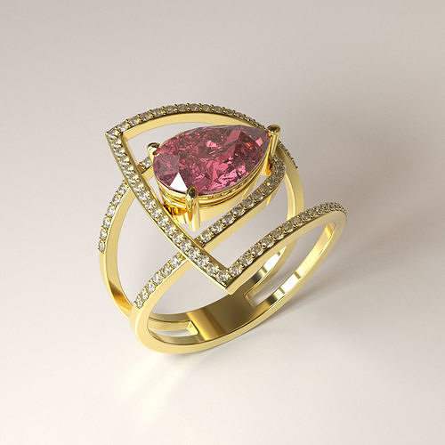Special  Engagement Ring Free 3D print model
