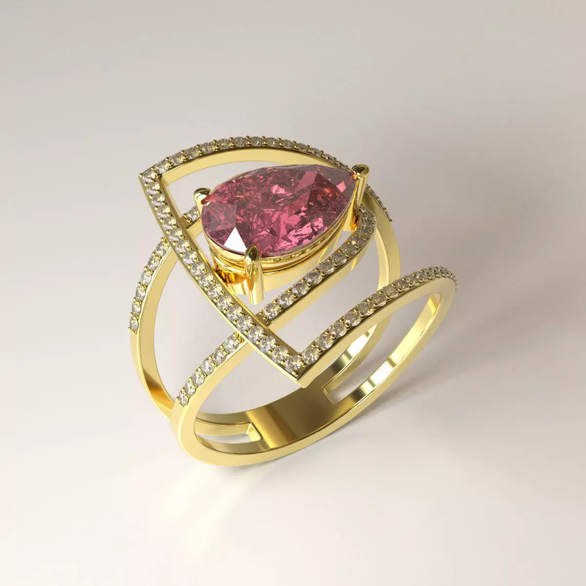 Special  Engagement Ring Free 3D print model_0